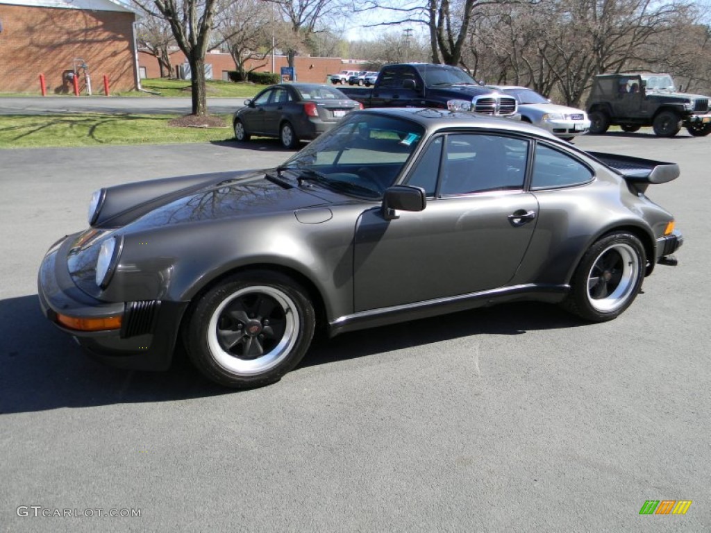 Slate Grey Metallic 1989 Porsche 911 Carrera Turbo Exterior Photo #62890781
