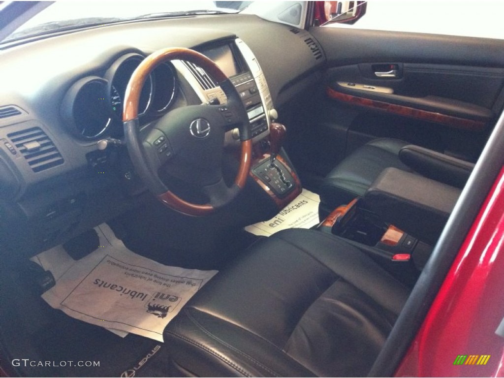 2009 RX 350 AWD - Matador Red Mica / Black photo #5