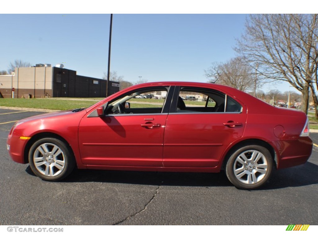 Redfire Metallic 2009 Ford Fusion SEL V6 Exterior Photo #62891798