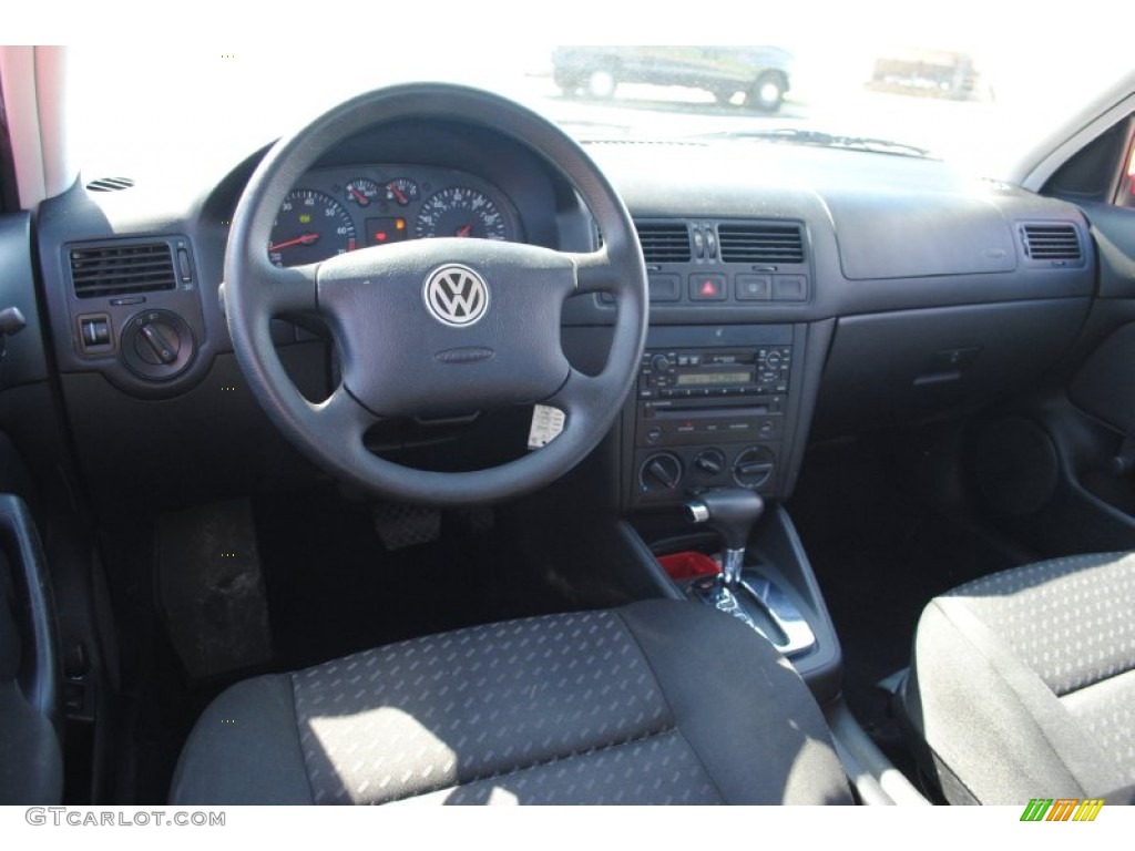 2002 Jetta GL Sedan - Tornado Red / Black photo #14