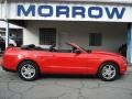 2012 Race Red Ford Mustang V6 Convertible  photo #1