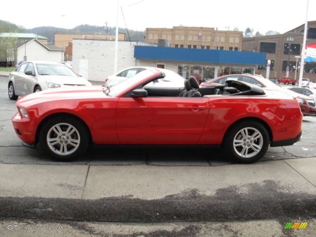 2012 Mustang V6 Convertible - Race Red / Charcoal Black photo #5