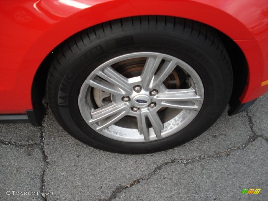 2012 Mustang V6 Convertible - Race Red / Charcoal Black photo #10