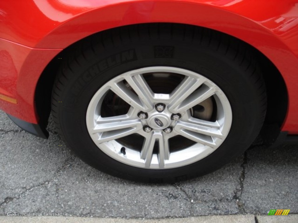 2012 Mustang V6 Convertible - Race Red / Charcoal Black photo #11