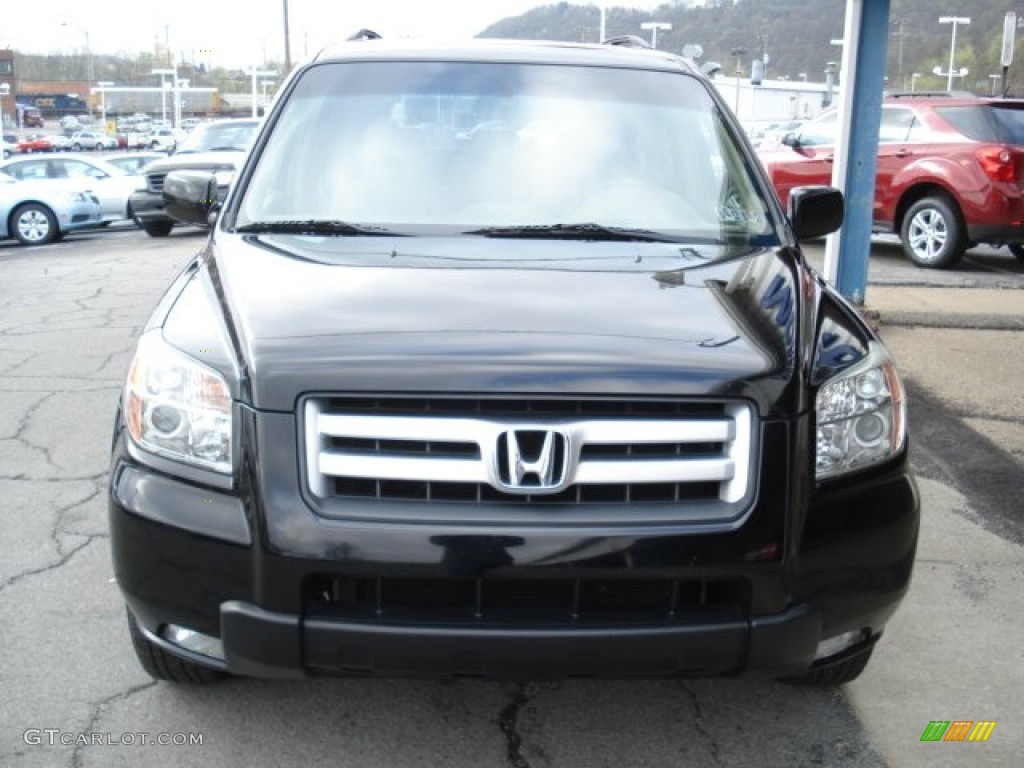 2006 Pilot EX-L 4WD - Nighthawk Black Pearl / Saddle photo #3