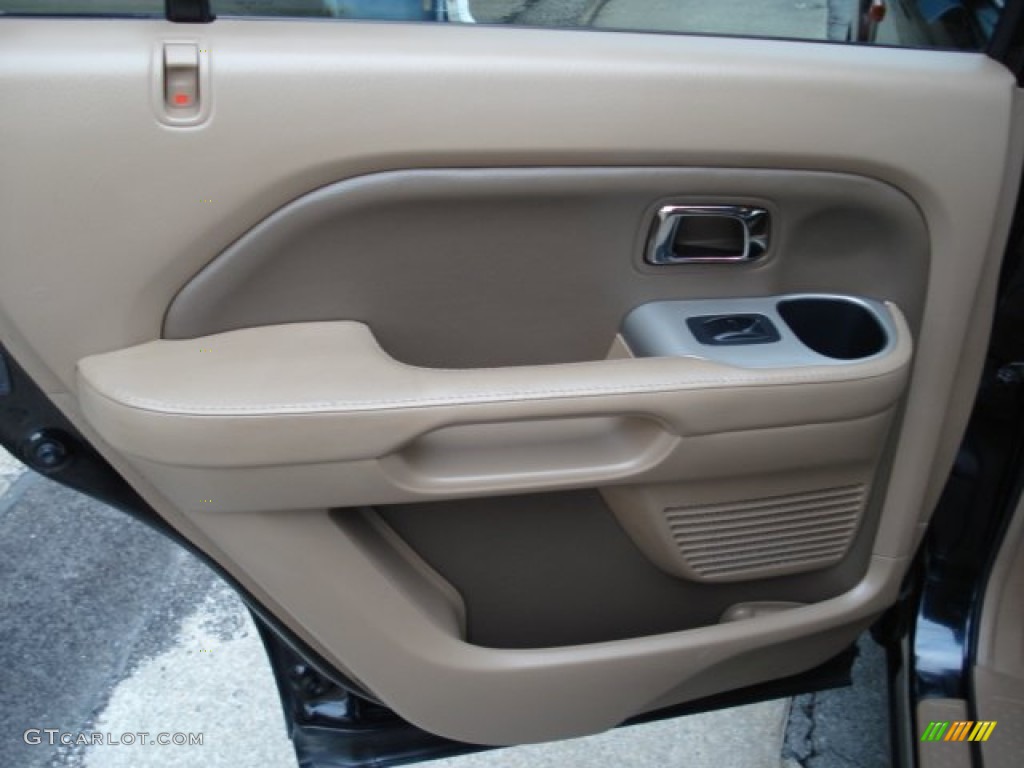 2006 Pilot EX-L 4WD - Nighthawk Black Pearl / Saddle photo #17
