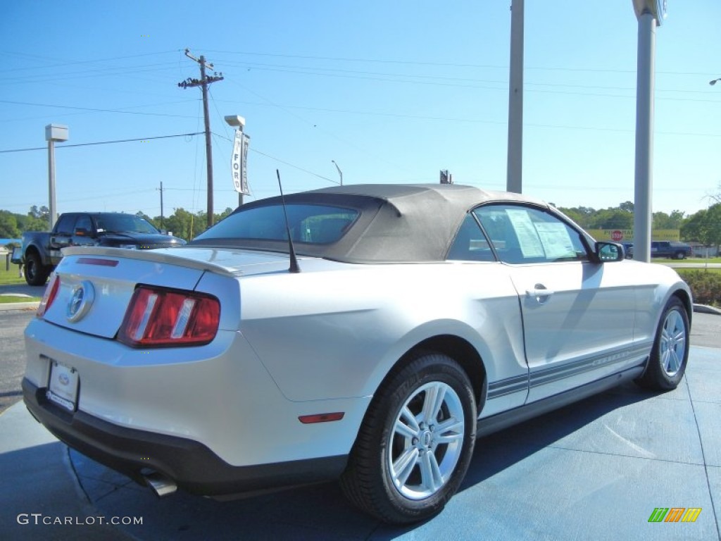2011 Mustang V6 Convertible - Ingot Silver Metallic / Stone photo #5