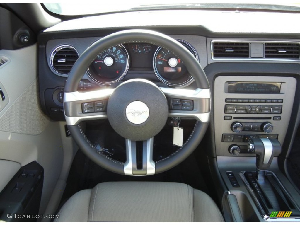 2011 Mustang V6 Convertible - Ingot Silver Metallic / Stone photo #23
