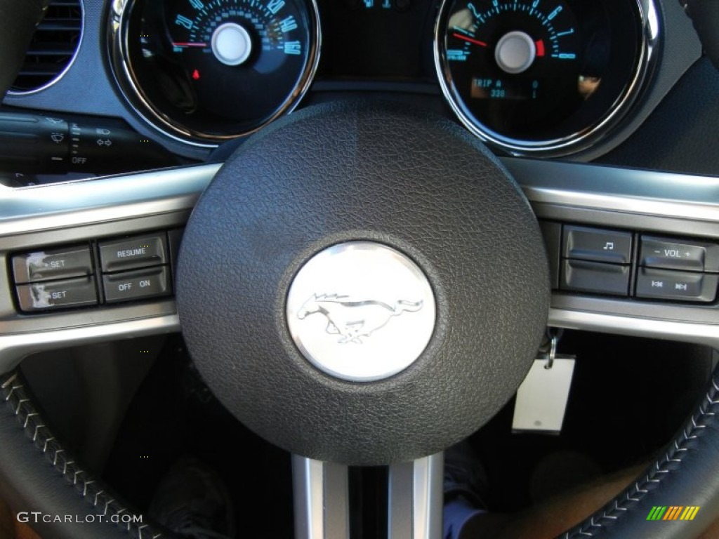 2011 Mustang V6 Convertible - Ingot Silver Metallic / Stone photo #27
