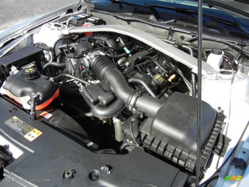 2011 Mustang V6 Convertible - Ingot Silver Metallic / Stone photo #30