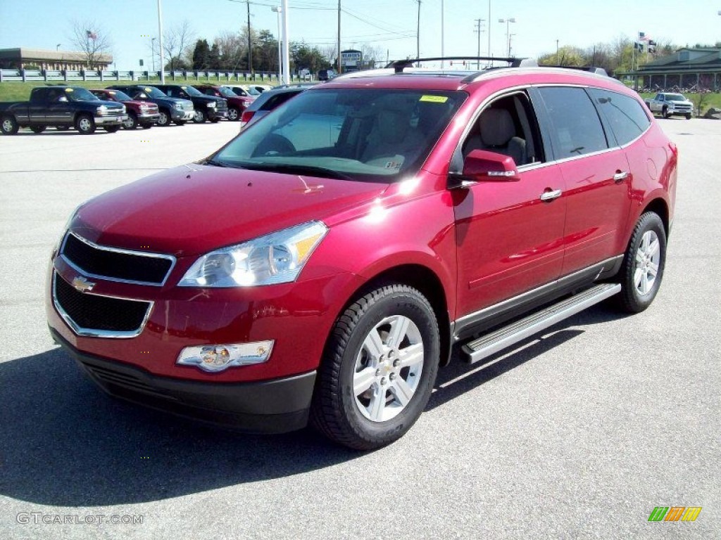 Crystal Red Tintcoat 2012 Chevrolet Traverse LT Exterior Photo #62894910