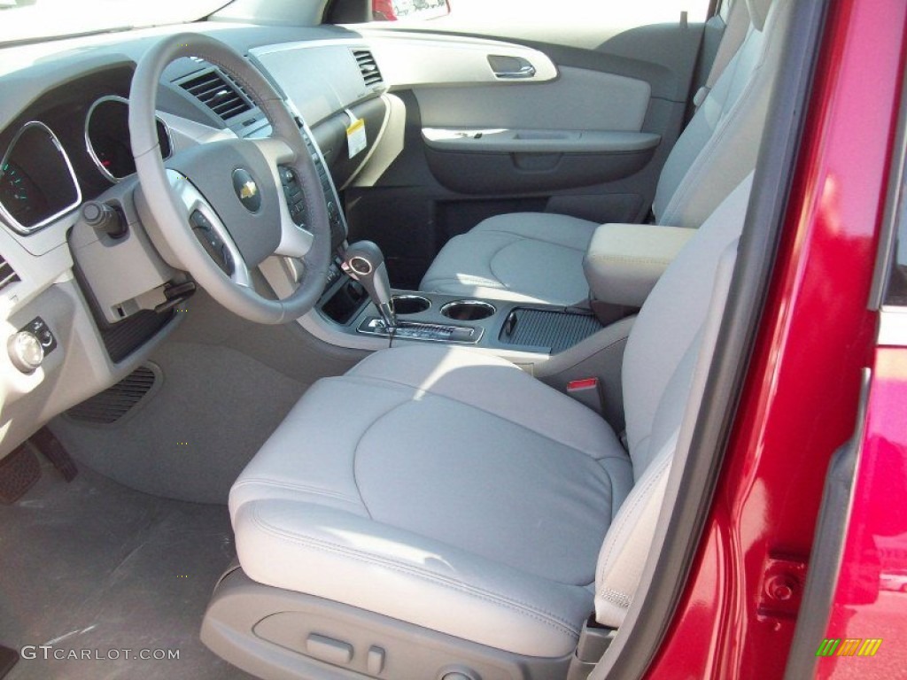 Dark Gray/Light Gray Interior 2012 Chevrolet Traverse LT Photo #62895027