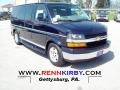 2011 Dark Blue Metallic Chevrolet Express 1500 Passenger Conversion Van  photo #1