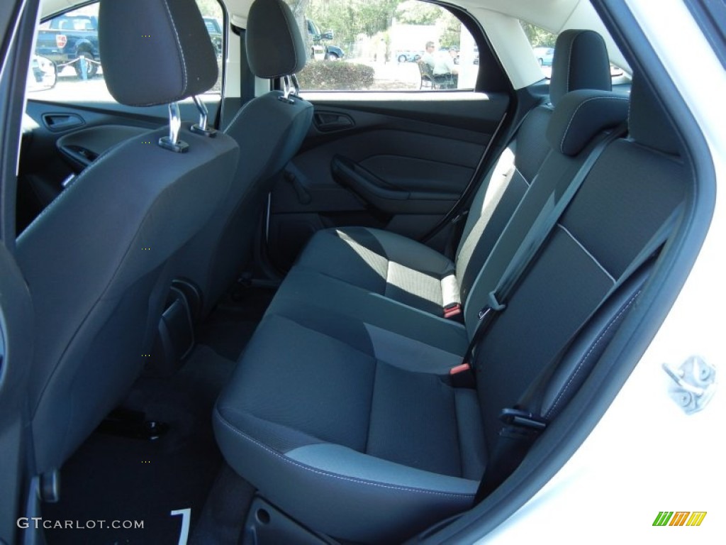 2012 Focus S Sedan - Oxford White / Charcoal Black photo #6