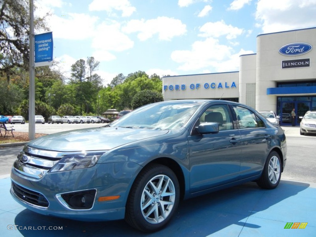 2012 Steel Blue Metallic Ford Fusion Sel 62864544 Car Color Galleries