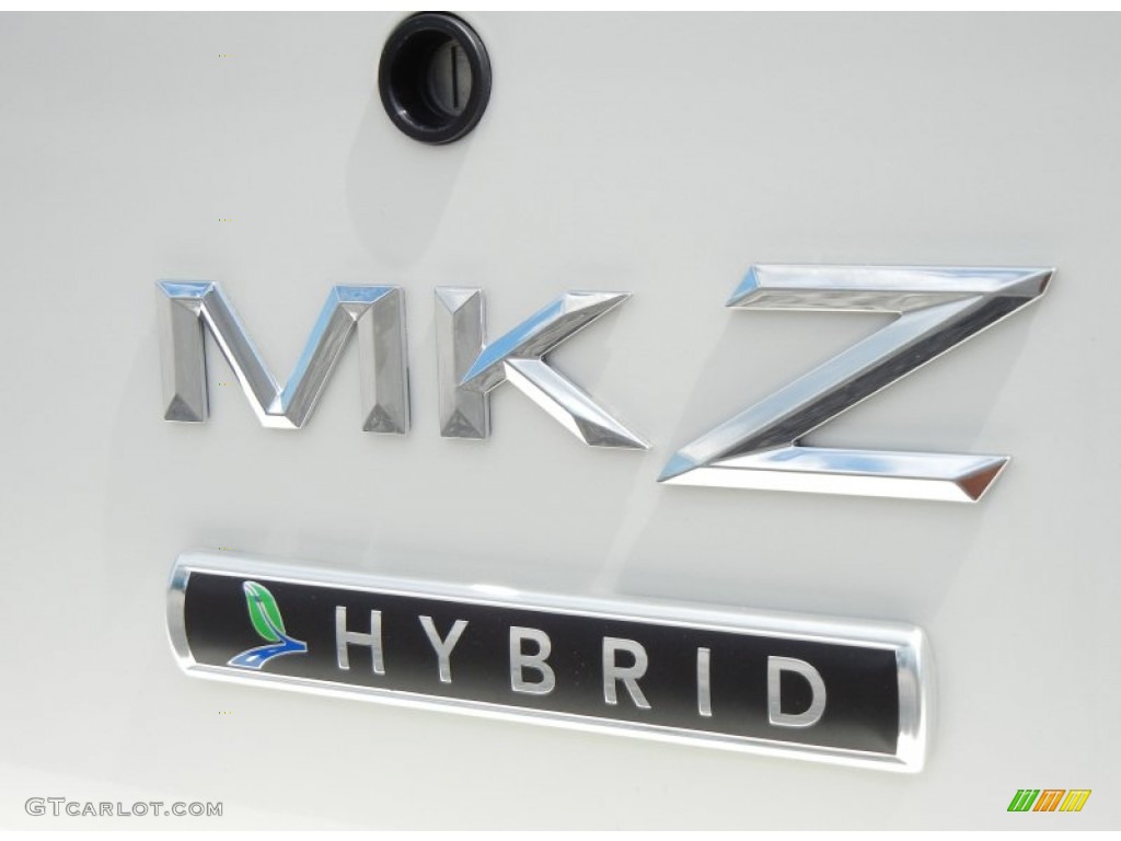 2012 MKZ Hybrid - White Platinum Metallic Tri-Coat / Light Camel photo #4