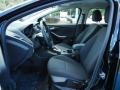2012 Ford Focus Charcoal Black Interior Front Seat Photo