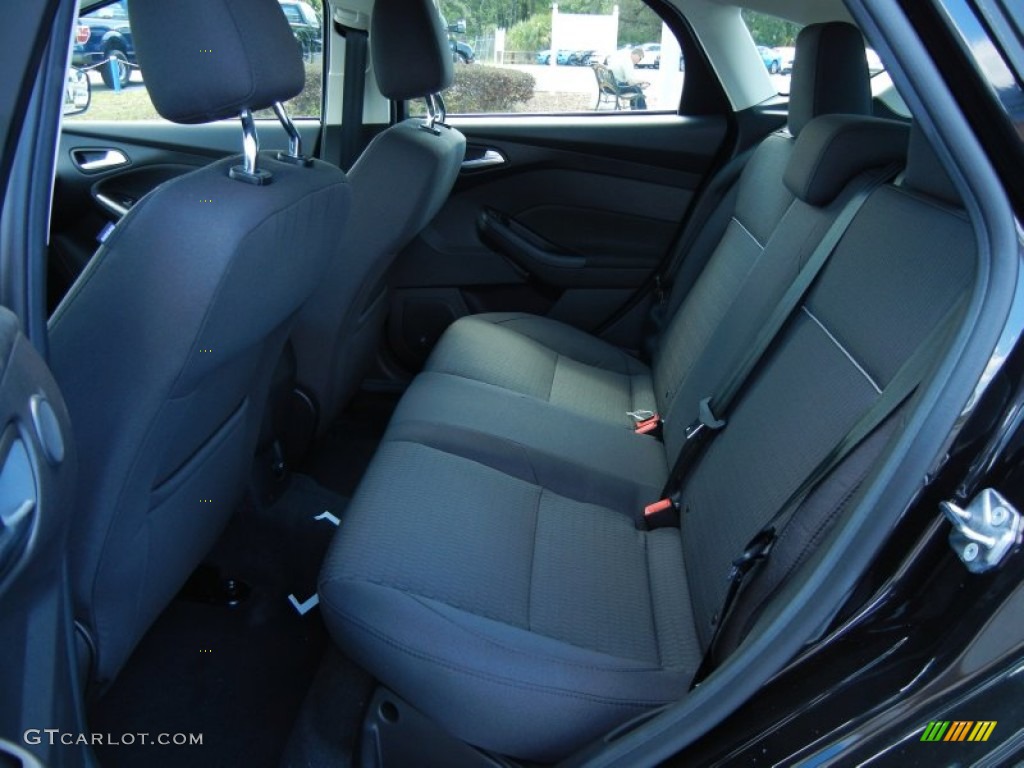 Charcoal Black Interior 2012 Ford Focus SEL 5-Door Photo #62896480