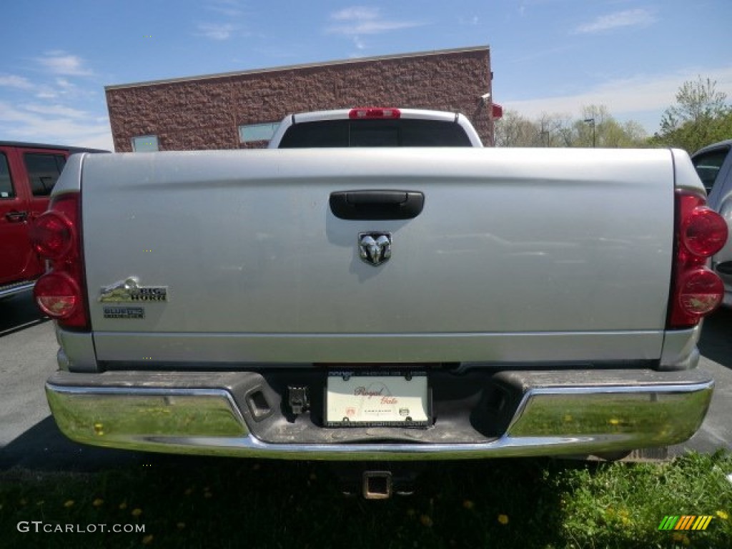 2008 Ram 3500 Big Horn Edition Quad Cab Dually - Bright Silver Metallic / Medium Slate Gray photo #3