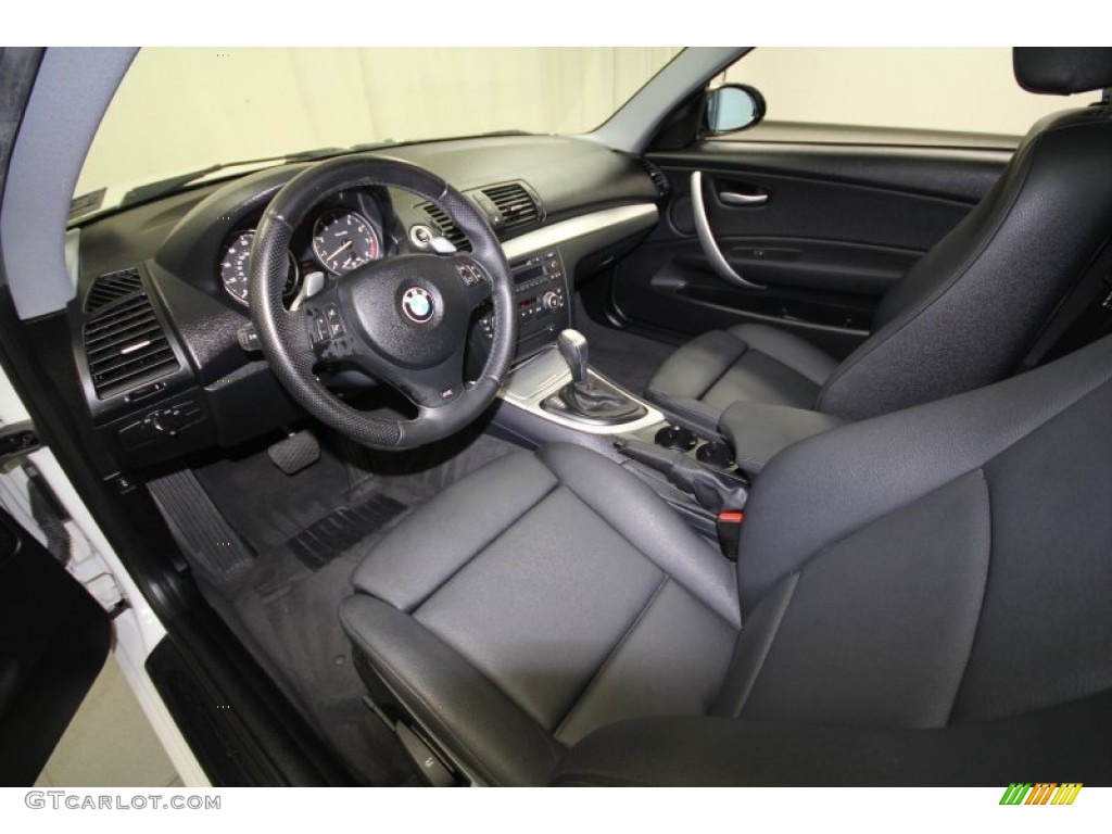 2008 1 Series 135i Coupe - Alpine White / Black photo #14
