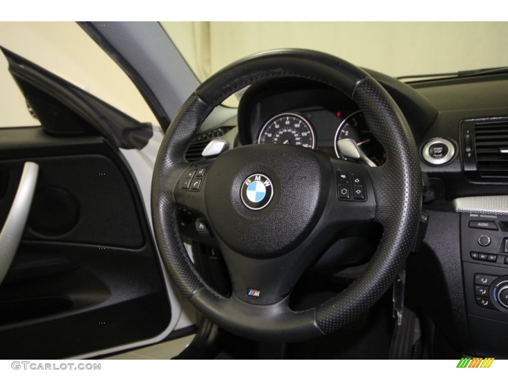 2008 1 Series 135i Coupe - Alpine White / Black photo #27