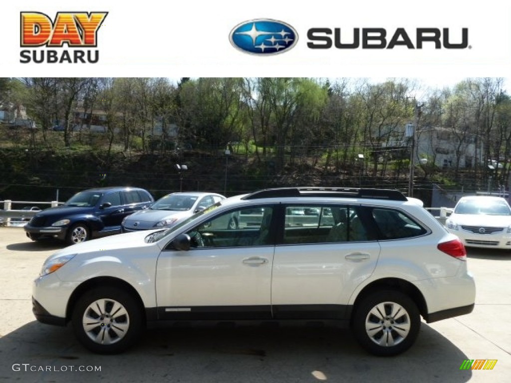 2011 Outback 2.5i Wagon - Steel Silver Metallic / Warm Ivory photo #1