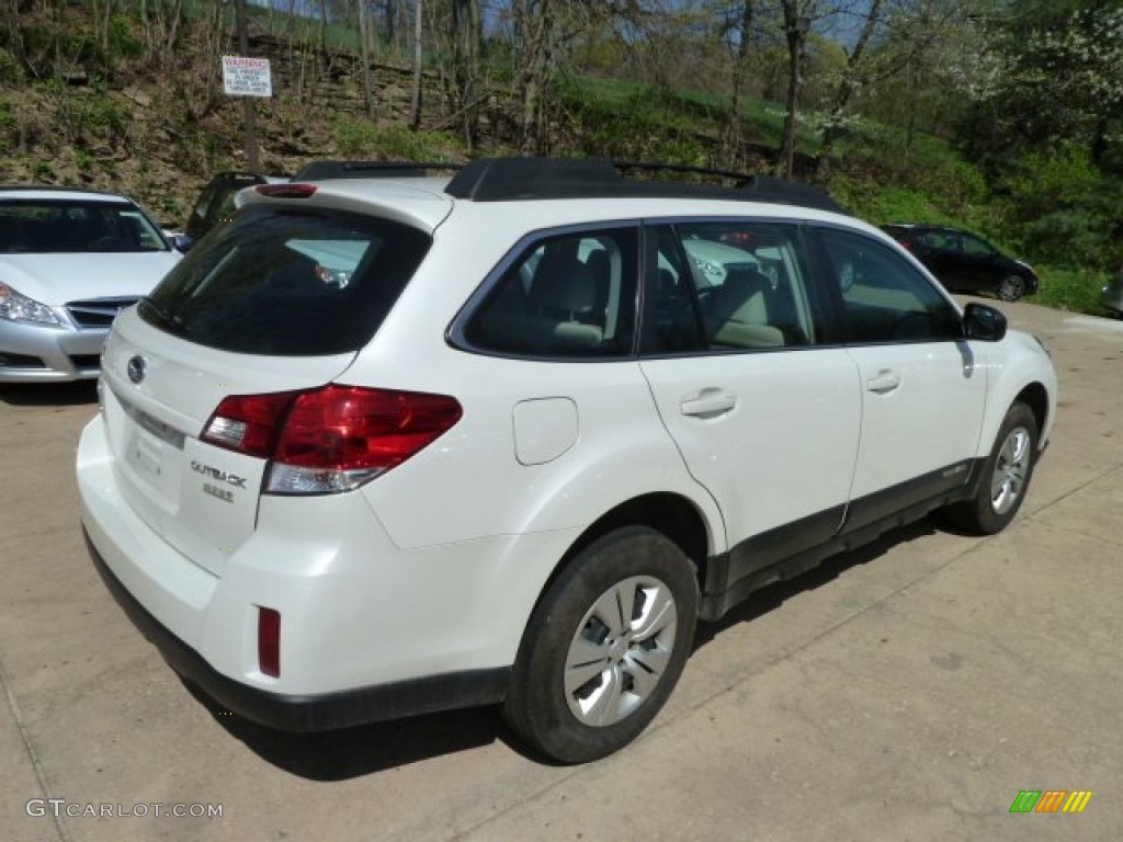 2011 Outback 2.5i Wagon - Steel Silver Metallic / Warm Ivory photo #3