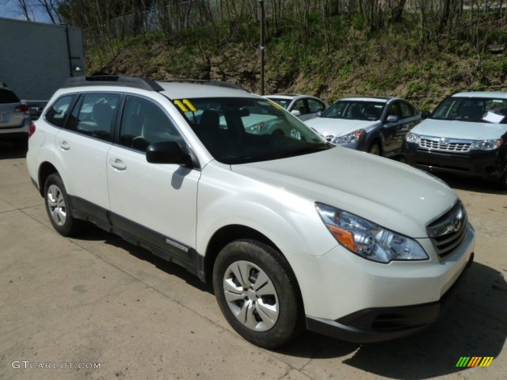 2011 Outback 2.5i Wagon - Steel Silver Metallic / Warm Ivory photo #5