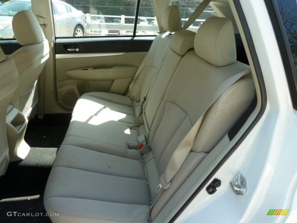 2011 Outback 2.5i Wagon - Steel Silver Metallic / Warm Ivory photo #9