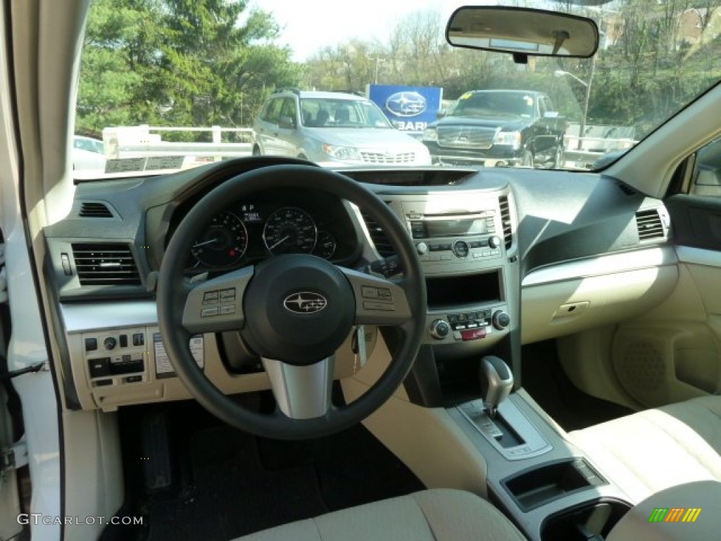 2011 Outback 2.5i Wagon - Steel Silver Metallic / Warm Ivory photo #10