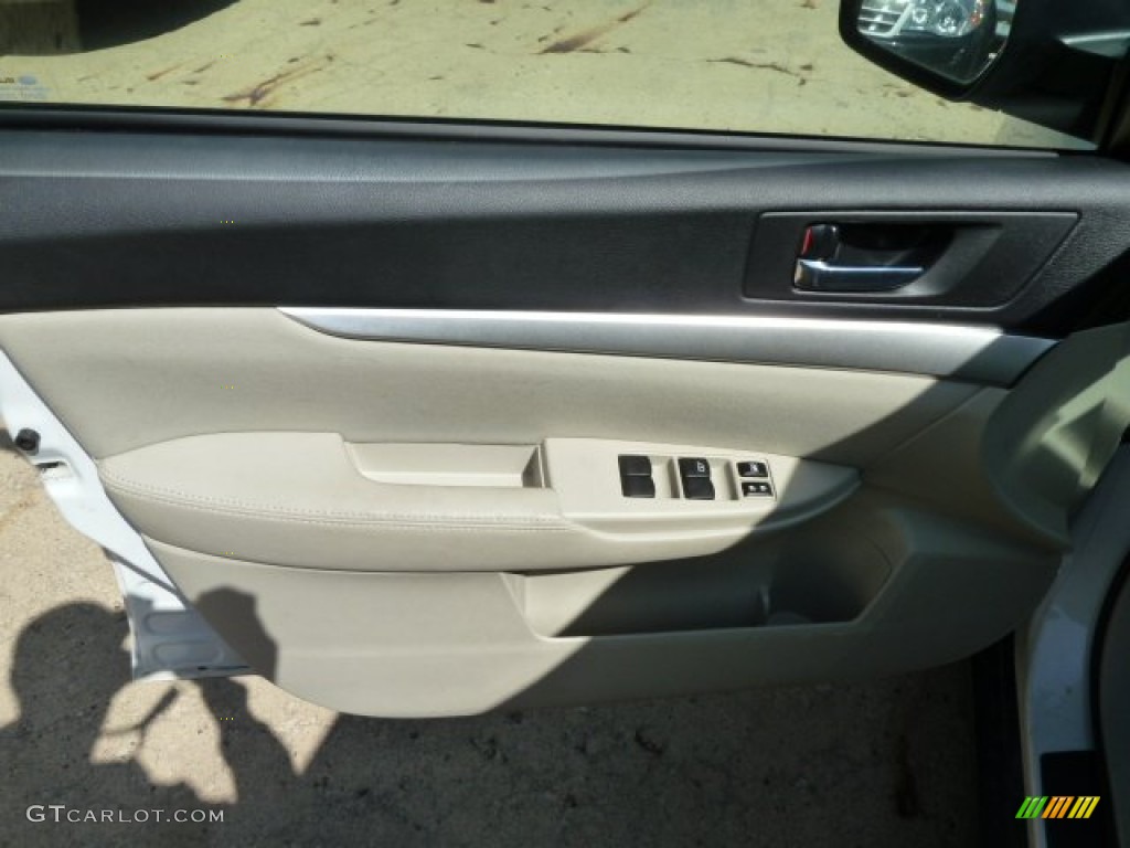 2011 Outback 2.5i Wagon - Steel Silver Metallic / Warm Ivory photo #11
