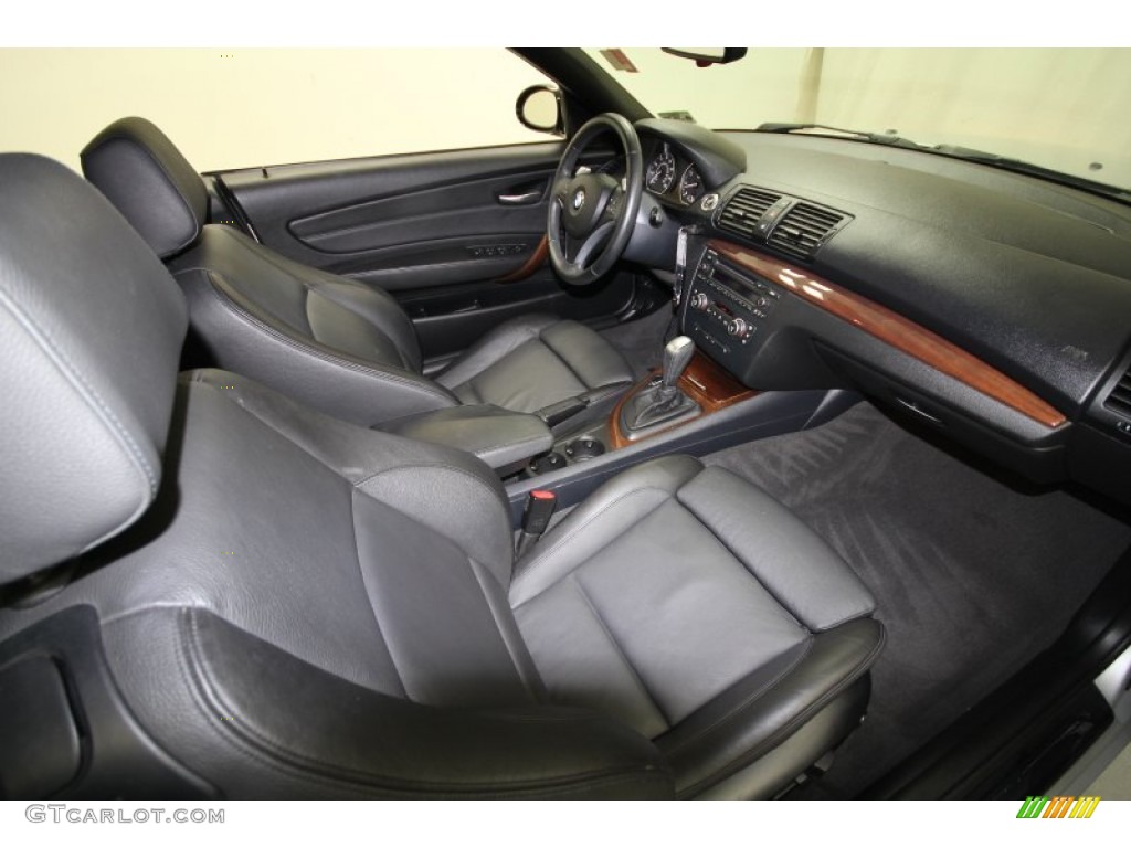 2008 1 Series 128i Convertible - Titanium Silver Metallic / Black photo #31