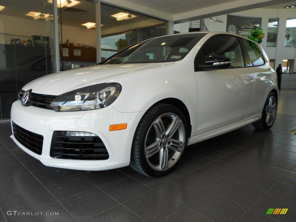 Candy White 2012 Volkswagen Golf R 2 Door 4Motion Exterior Photo #62899624