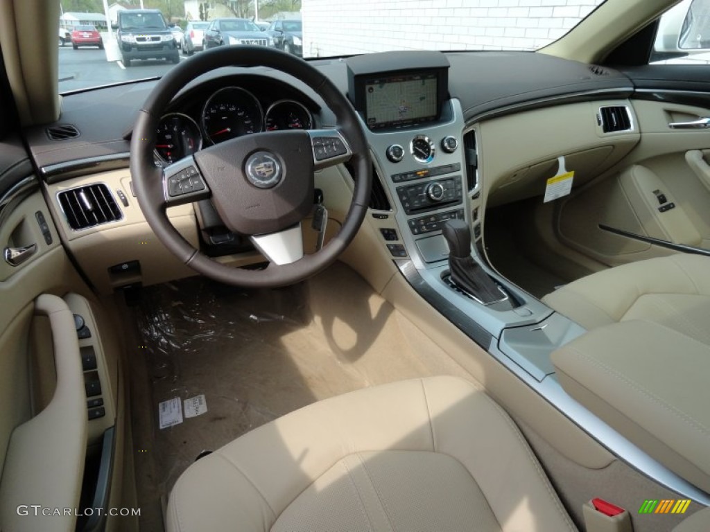 2012 Cadillac CTS 3.6 Sedan Cashmere/Cocoa Dashboard Photo #62899747