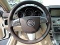 Cashmere/Cocoa 2012 Cadillac CTS 3.6 Sedan Steering Wheel