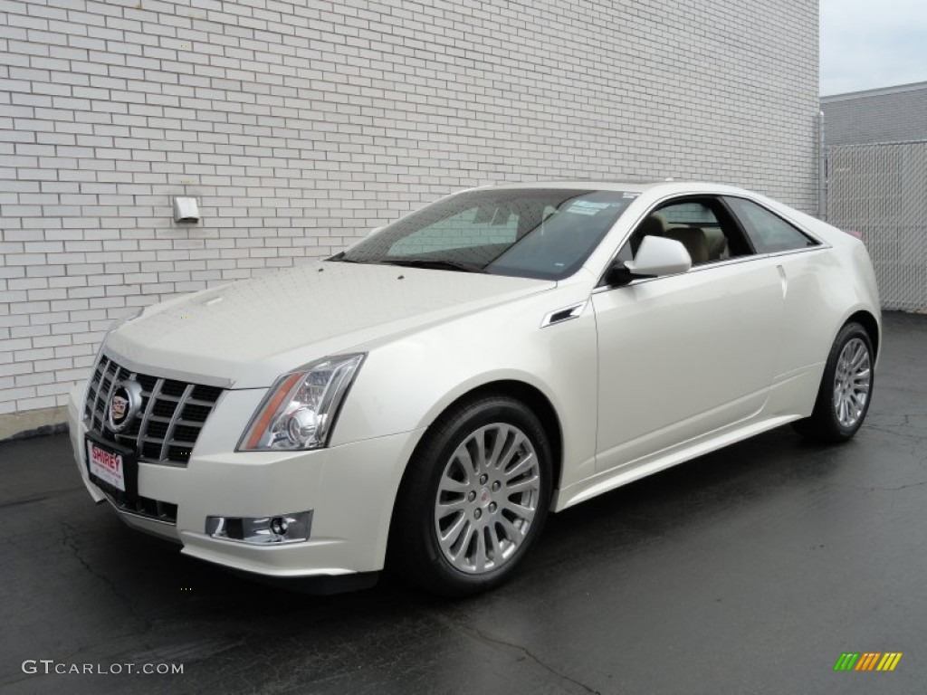 White Diamond Tricoat 2012 Cadillac CTS 4 AWD Coupe Exterior Photo #62899825