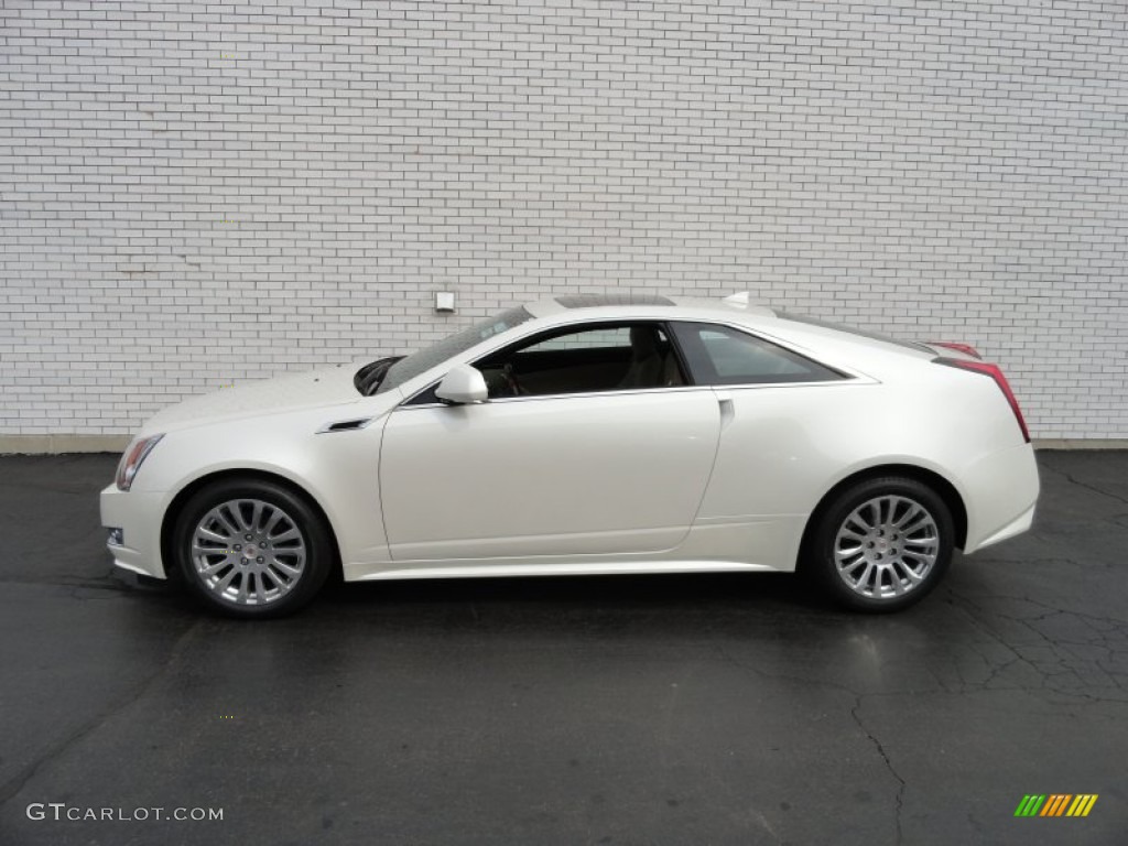 White Diamond Tricoat 2012 Cadillac CTS 4 AWD Coupe Exterior Photo #62899874