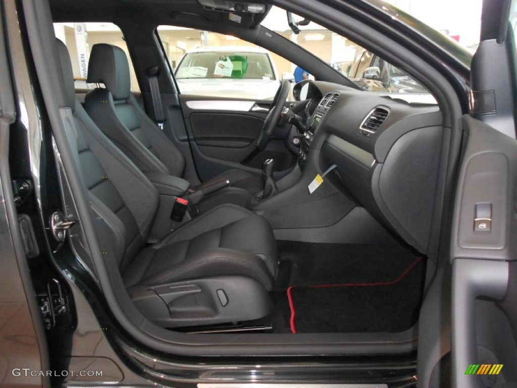 Titan Black Interior 2012 Volkswagen GTI 4 Door Autobahn Edition Photo #62899879