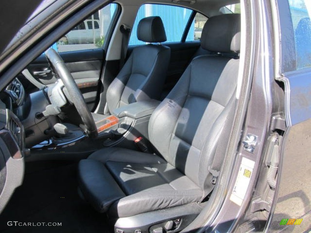2008 3 Series 328xi Sedan - Sparkling Graphite Metallic / Black photo #9