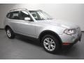 2009 Titanium Silver Metallic BMW X3 xDrive30i  photo #1