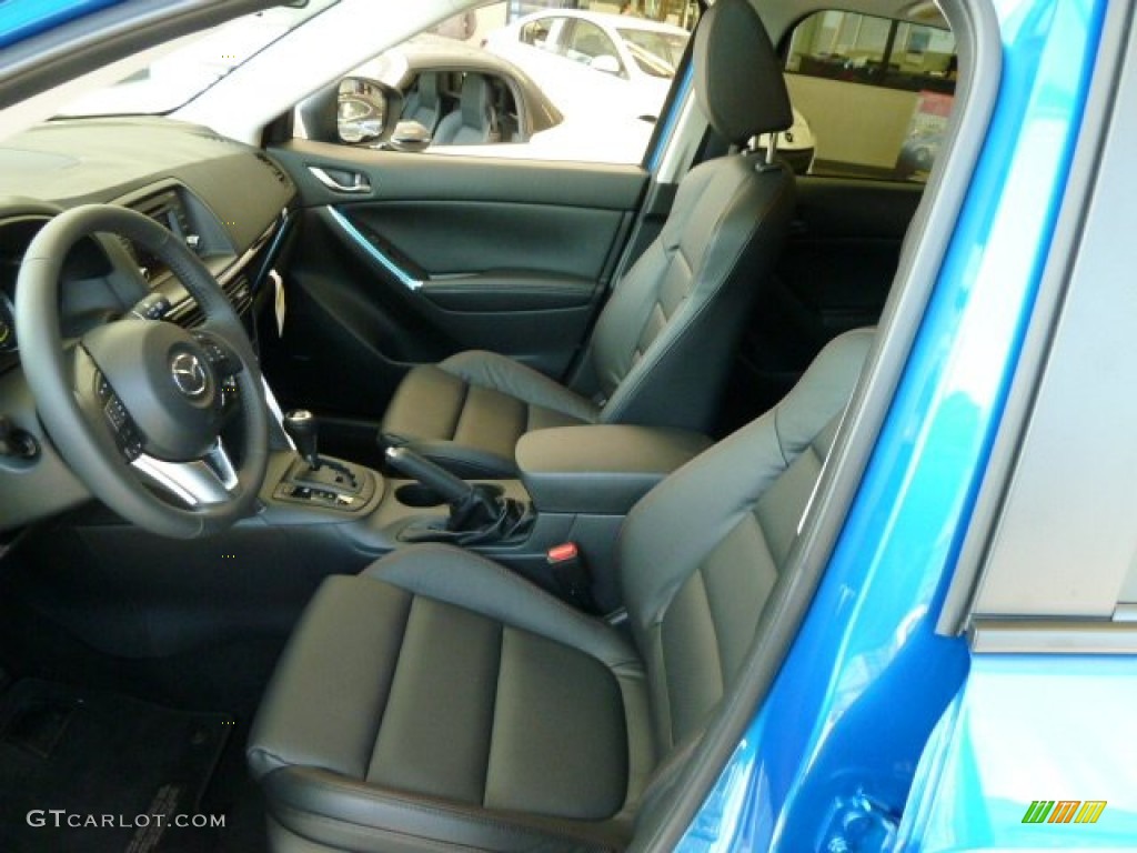 Black Interior 2013 Mazda CX-5 Grand Touring AWD Photo #62903417