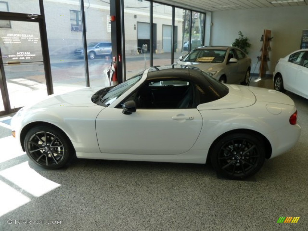 2012 MX-5 Miata Special Edition Hard Top Roadster - Crystal White Pearl Mica / Special Edition Black photo #6