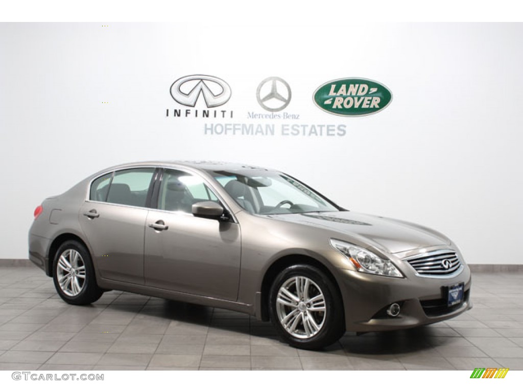 2010 G 37 x AWD Sedan - Smokey Quartz / Graphite photo #1