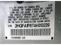 Alabaster Silver Metallic - Civic LX-S Sedan Photo No. 23