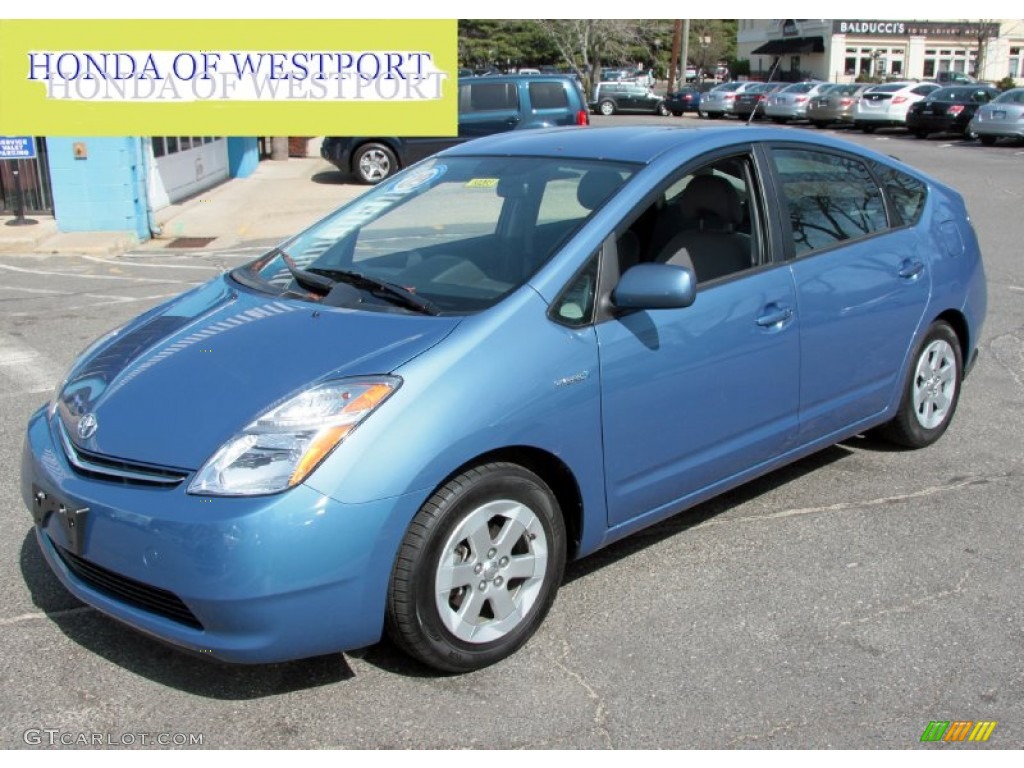 2009 Prius Hybrid - Seaside Blue Pearl / Dark Gray photo #1