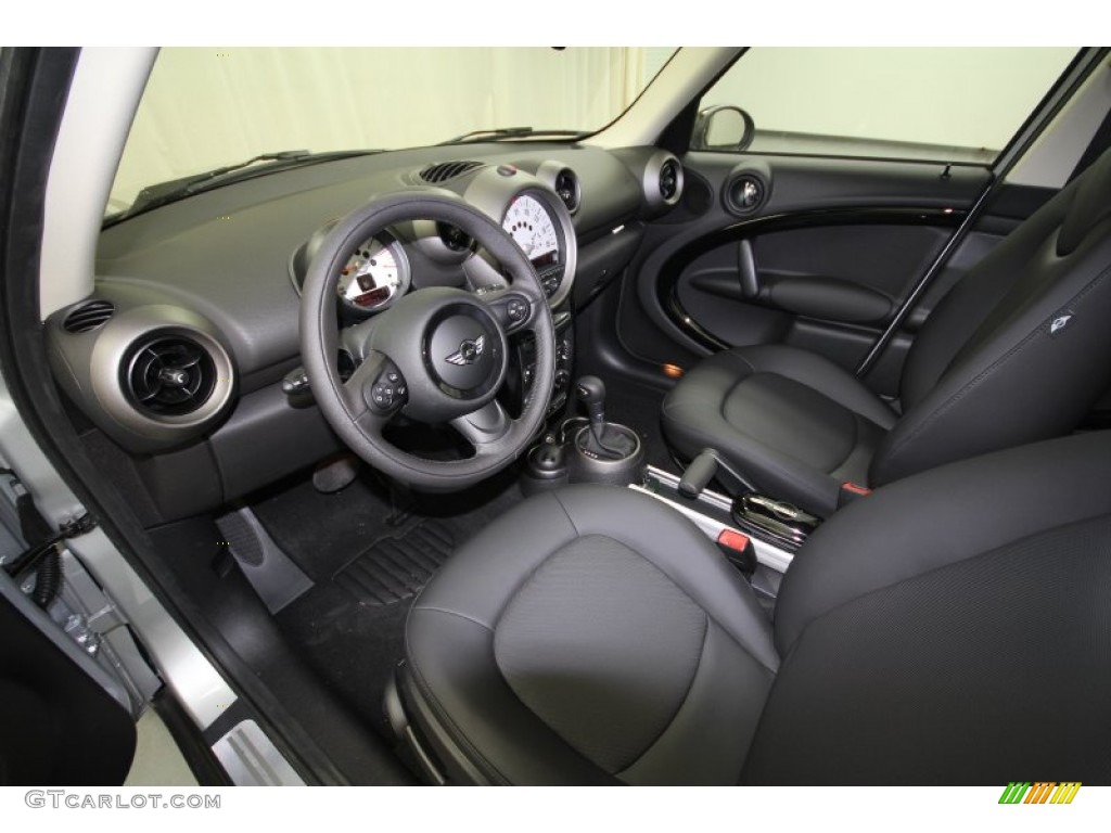 Carbon Black Interior 2012 Mini Cooper Countryman Photo #62905203