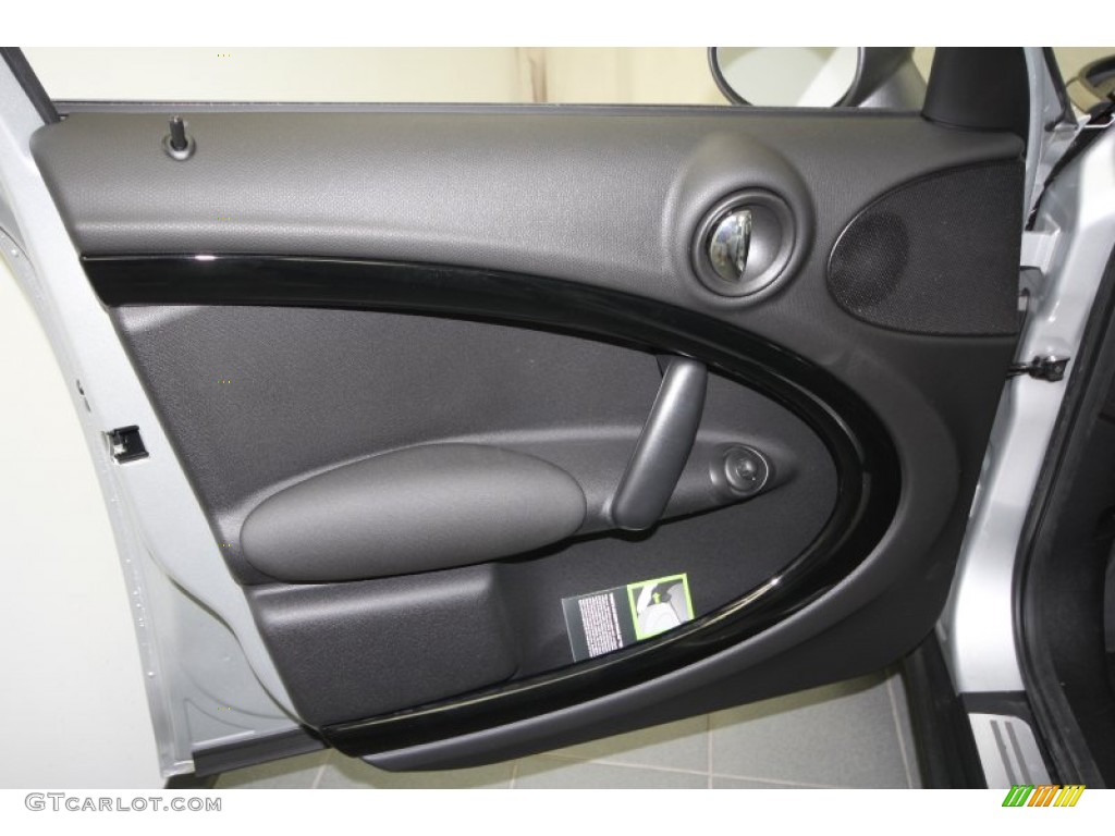 2012 Mini Cooper Countryman Carbon Black Door Panel Photo #62905226