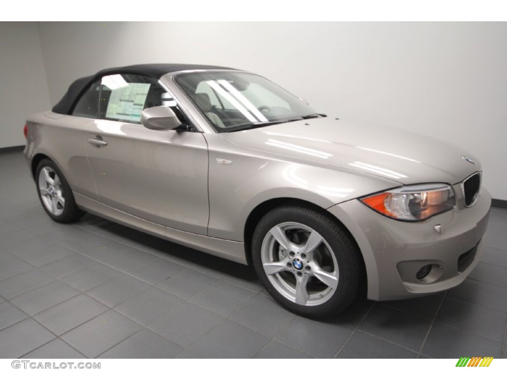 2012 1 Series 128i Convertible - Cashmere Silver Metallic / Oyster photo #7
