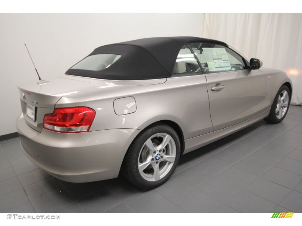 2012 1 Series 128i Convertible - Cashmere Silver Metallic / Oyster photo #9