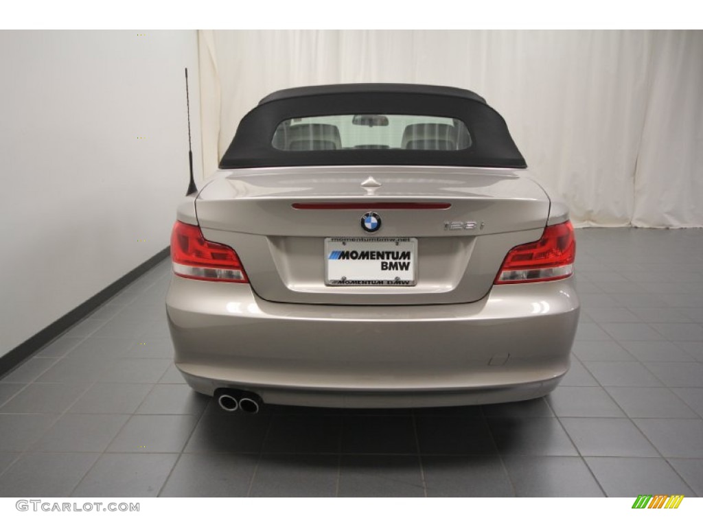 2012 1 Series 128i Convertible - Cashmere Silver Metallic / Oyster photo #11